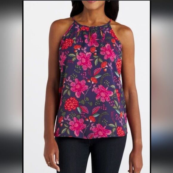 Papermoon Walita Cutout Detail Blouse Stitch Fix Womens Medium NWT - Picture 4 of 8